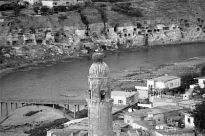 Hasankeyf'te 'kara göründü'