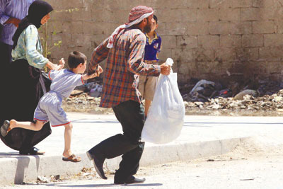 Halep'ten kaçış